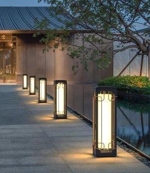Hiina uus põranda lamp, päikese-aed lamp, muru lamp, väljas veekindel lamp, aed villa veerus vilkur