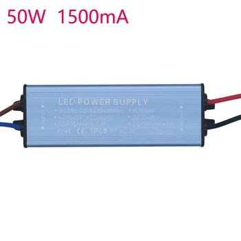 LED 50W Väljas Veekindel LED draiver 85-320V Pakkumise konstantse voolu pinge kontroll valgustus transformer adapter converter