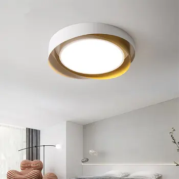 Põhjamaade valge ring, laelambid dimm magamistuba kerge kaasaegne elutuba led lamp kodu uuringu lae lambid decor valgustus