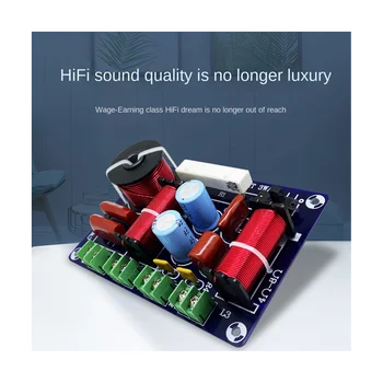 3 Viise HiFi Kõlari Sageduse Jagaja HiFi Crossover Filter Distributior DIY Ktv Etapp Car Audio Woofer Speaker Filter