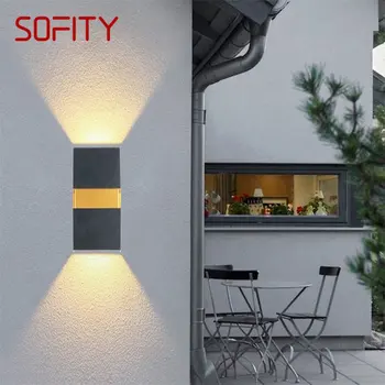 ·SOFITY Väljas Seina Valgust Kaasaegse LED Lamp, Veekindel Sconces Kodu Dekoratiivsed Jaoks Veranda Trepid