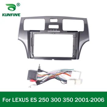 Auto GPS Navigation Stereo LEXUS ES 250 300 350 2001-2006 Raadio Fascias Paneeli Raam Sobib 2Din 9 tollise Kriips headunit ekraan