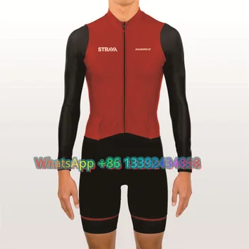 Jalgrattasõit Jersey Mehed Skinsuits Set Suvi Mees Triatloni Kombekas STRAVA SUAREZ 2023 UUS Maillot Ciclismo