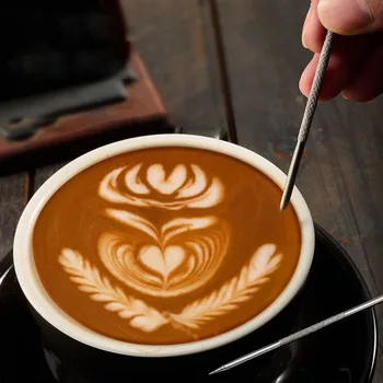 Espresso, Latte Piim Kohv Mikser Nõela (Roostevabast Terasest Kunsti Kinni Kohvi Nõelad Barista Joonis Cup WDT Vahend Tarvikud