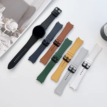 Naturaalsest Nahast Rihm Samsung Galaxy Watch Band 4 Klassikaline 46 mm 42mm Tour Wistband Käevõru Rihm Watchbands 5 pro 44mm 40mm