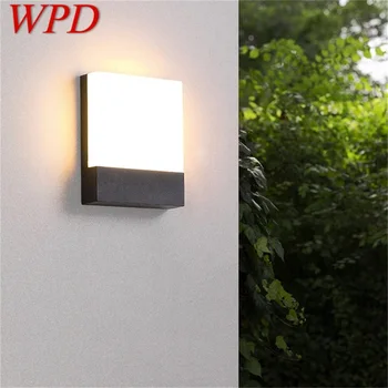 WPD Väljas Seina põhjal Võistluskalendri Kaasaegse Veekindel LED Terrass Lamp Kodu Veranda Rõdu Villa