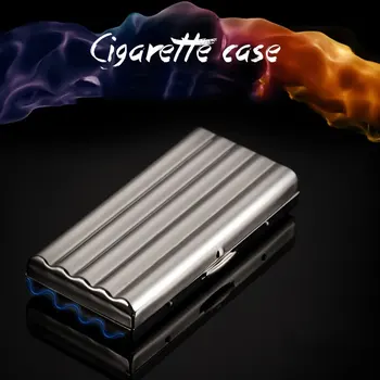 Naine Ultra-Õhuke portsigar mahutab 10-20pcs Sigaret Kaasaskantav Sigaret Kasti Kuld, Hõbe Kerge, Elegantne Tubaka Puhul