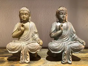 Õpetamise Buddha Kujud Zen Meditatsioon Väljas Sõbralik Budismi Figuriin Haldjas Aias Kaunistused Koju Elutuba Teenetemärgi