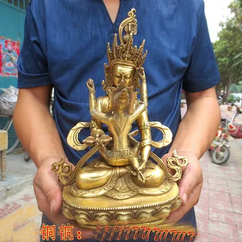 India Tiibeti Budismi armastus Jumala topelt suur Õnnelik Buddha vask Buddha kuju kodu pere mõjus ohutu ÕNNE kaitse