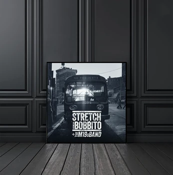 Stretch & Bobbito + On M19s Bänd Nr Taotluste Muusika Albumi Kaas Plakat