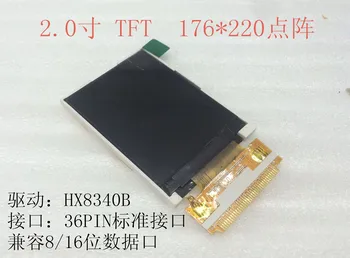 2,0 tolline TFT LCD ekraan 36 pin standard pinout liides 8/16-bitine HX8340B ILI9225 ST7775R NT39106 TURUKORRALDUSE ühtne klaas