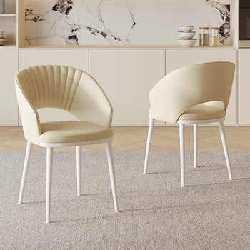 Lihtne, kaasaegne kodumajapidamise söögituba toolid, vabaaja prantsuse pehmed kotid, paksenenud leibkonna loominguline koor stiilis toolid