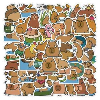 10/30/50tk Kawaii Cartoon Capybara PVC Graffiti Kleebised Esteetiline Kleebised Kids Mänguasi Sülearvuti Kohver Telefon, Auto Kaunistamiseks Kleebis