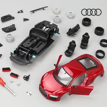 Maisto 1:24 Audi R8 V10 Plus Assamblee Versioon Sulamist Auto Mudel Diecasts Metallist Mänguasja Auto Mudeli Simulatsiooni Kogumise Kingitused, Mänguasjad Poistele