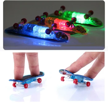 1/2/3tk LED Valgus Mini Jäätunud Sõrme Rulad Mänguasi Lapse Fingerboard Professionaalne Sõrme Rula Basic Fingerboars