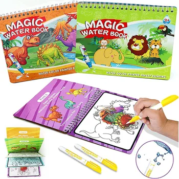 Magic Vee Värvi Värvimine Raamatuid Väikelapse Kunsti Mänguasjad Vanus 2-4 Haridus-Õppe Doodle Mänguasi Laste Päev Kingitusi Tüdruk Poiss