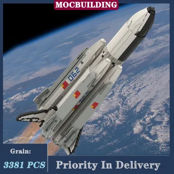KES 1:110 Skaala Raketi ehitusplokid Komplekt (Model Space Uurida Sõiduki Kosmoselaev Telliskivi Mänguasjad Lapsele Kingitus