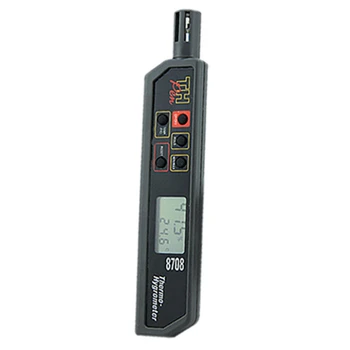AZ8708 Kaasaskantavate käeshoitavate Pen Tüüpi Digitaalse Hygro-termomeeter AZ 8708 Hygrometer-DP/WBT AZ-8708
