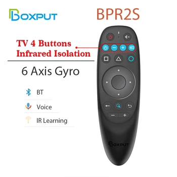 BPR1S G10S Õhu Hiirt, hääljuhtimine Remote Koos Gyro 2.4 G Voice Search Traadita pult Android TVbox PC TV Smart